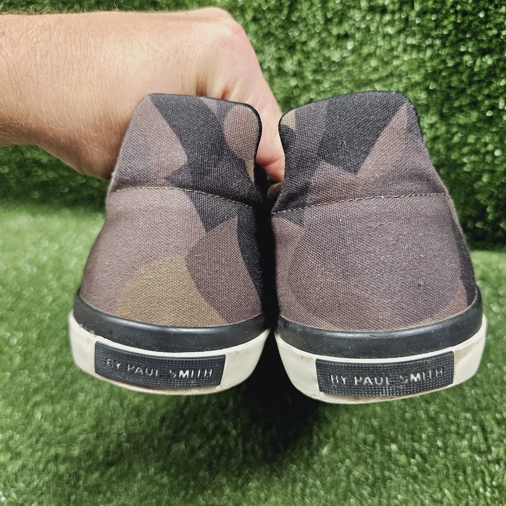 PS Paul Smith Camo Canvas Low Top Casual Sneakers Mens Size US 11